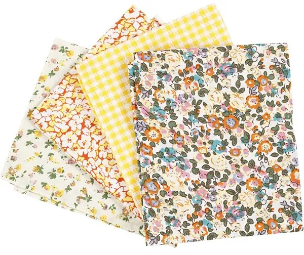 Creativ Company Tilkkukangas Keltainen 45x55cm 4kpl