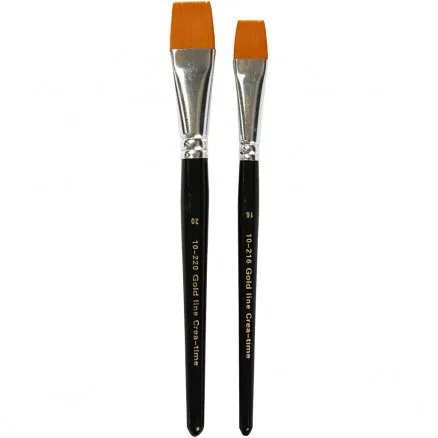 Gold Line -siveltimet, nro 16+20, L: 17+24 mm, litteä, 2 kpl.