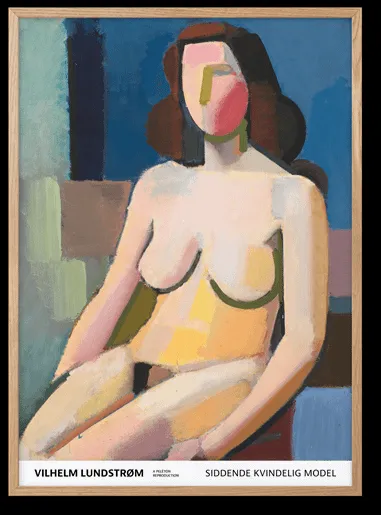 Peléton Istuva Naismalli, 1942 70x100 Juliste